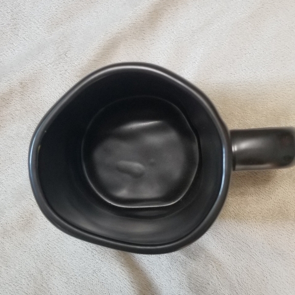 Rae Dunn Spooky Seasonal Halloween Holiday Coffee Mug. Solid Black. NWT. - Picture 2 of 5